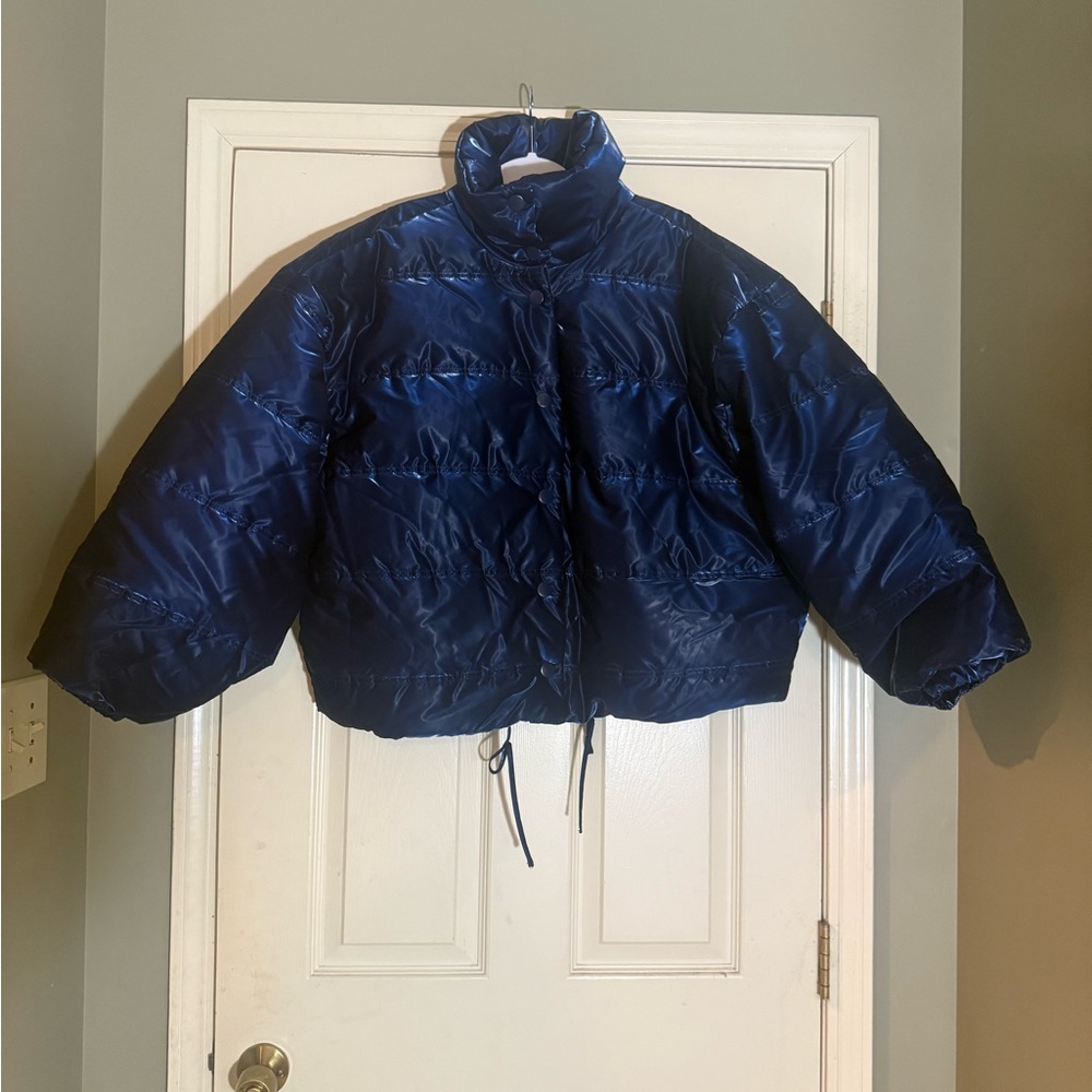 Navy Puffer Jacket